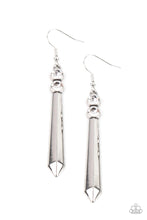 Load image into Gallery viewer, Sparkle Stream - White Earring 2875e