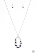 Load image into Gallery viewer, Spotlight Social -  Blue Necklace 1123N