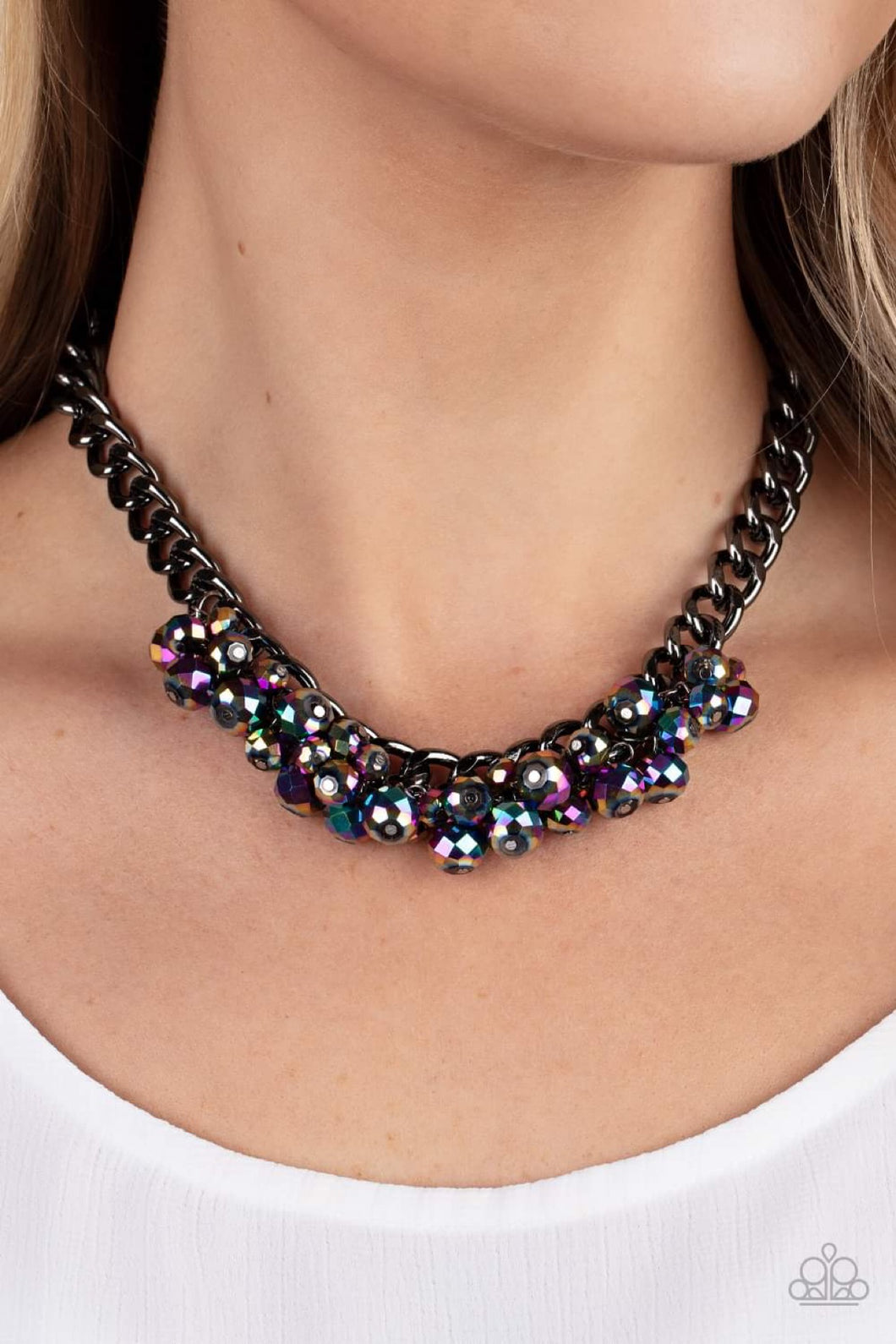 Galactic Knockout - Multi Necklace 1267n