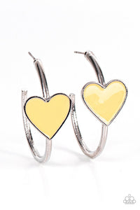 Kiss Up - Yellow Earring 2705e