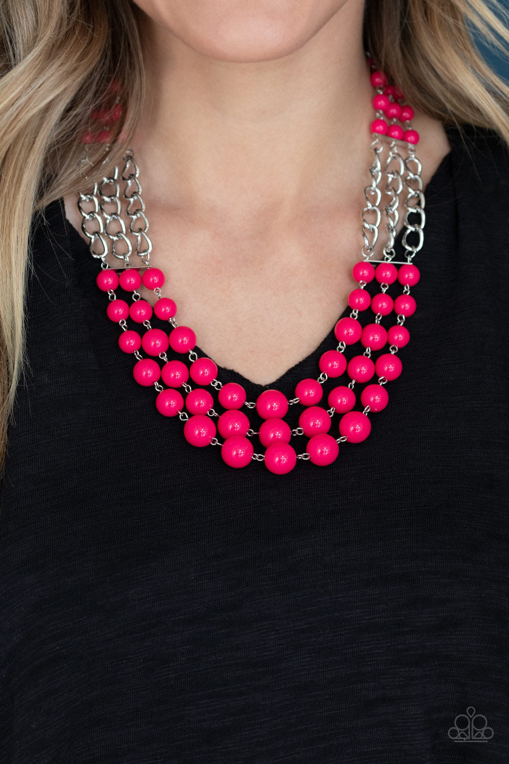 Jewellery Sets | Hot Pink Necklace | Freeup