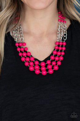 A La Vague - Pink Necklace 1298N