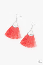 Load image into Gallery viewer, Tassel Tuesdays - Orange Earring 31E