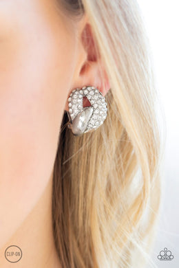 Definitely Date Night - White  Earring