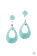 Load image into Gallery viewer, Beach Oasis - Blue Earring 43E