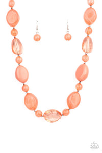 Staycation Stunner - Orange Necklace