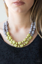 Load image into Gallery viewer, Island Excursion - Green Necklace 32n