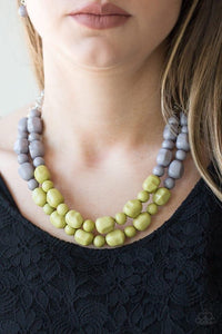 Island Excursion - Green Necklace 32n