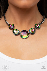 All The Worlds My Stage - Multi Necklace 1079n