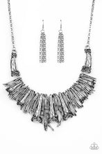 Load image into Gallery viewer, In The Maine - stream - Silver Necklace 1003n