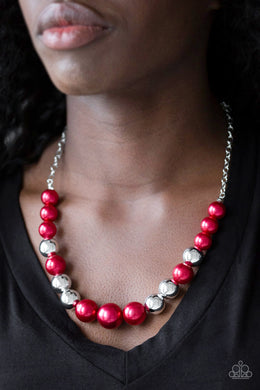 Take Note - Red Necklace 1093N